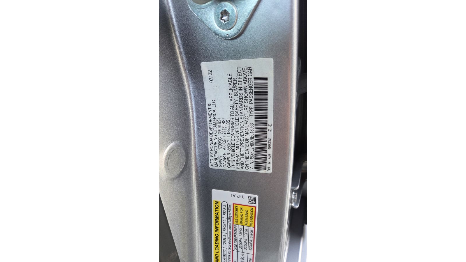 Honda LX 4dr Hatchback CVT — миниатюра 11