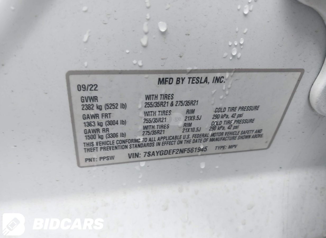 Tesla 2022 Tesla Model Y, Performanc — миниатюра 9