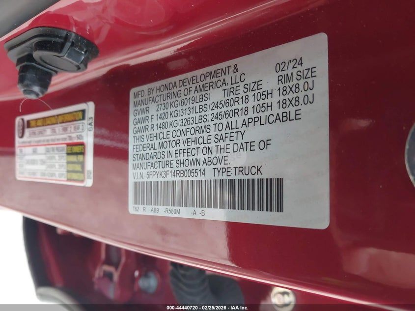 Honda Ridgeline 2024 — миниатюра 9