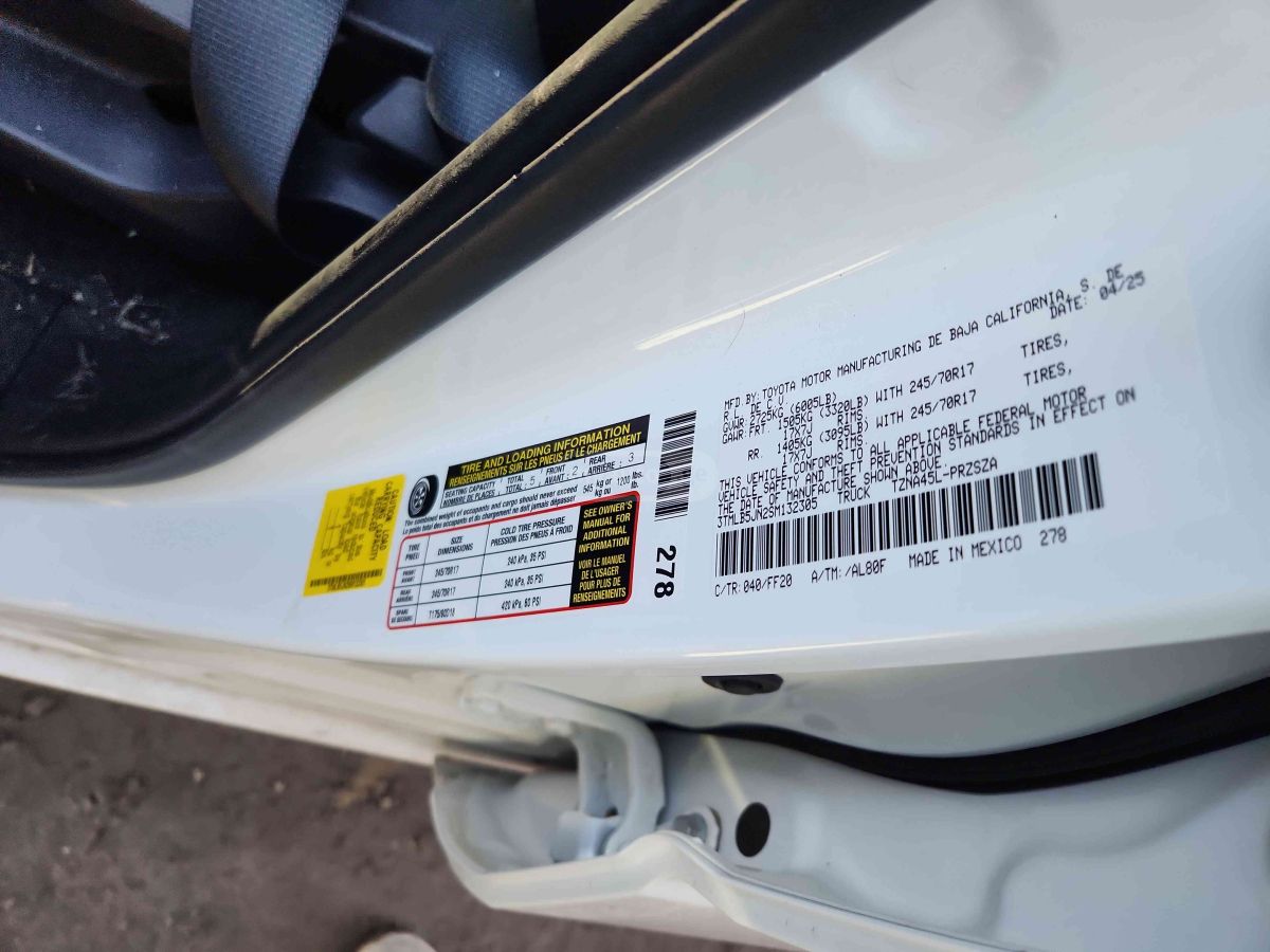 Toyota Tacoma SR 5 2025 — миниатюра 13