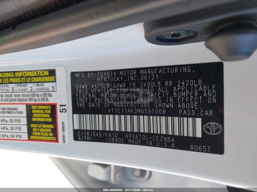 Toyota Camry - фото 9