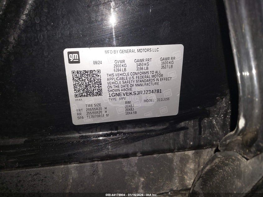 Chevrolet Traverse 2024 — миниатюра 8