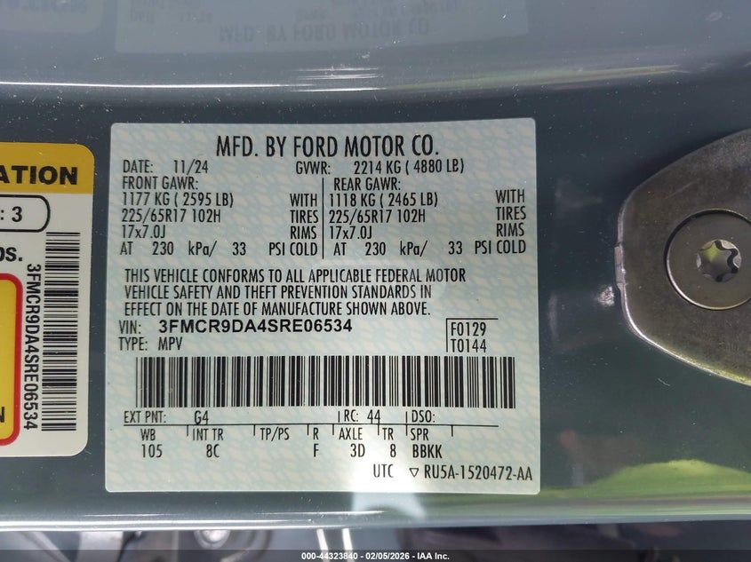 Ford Bronco Sport 2025 — миниатюра 8