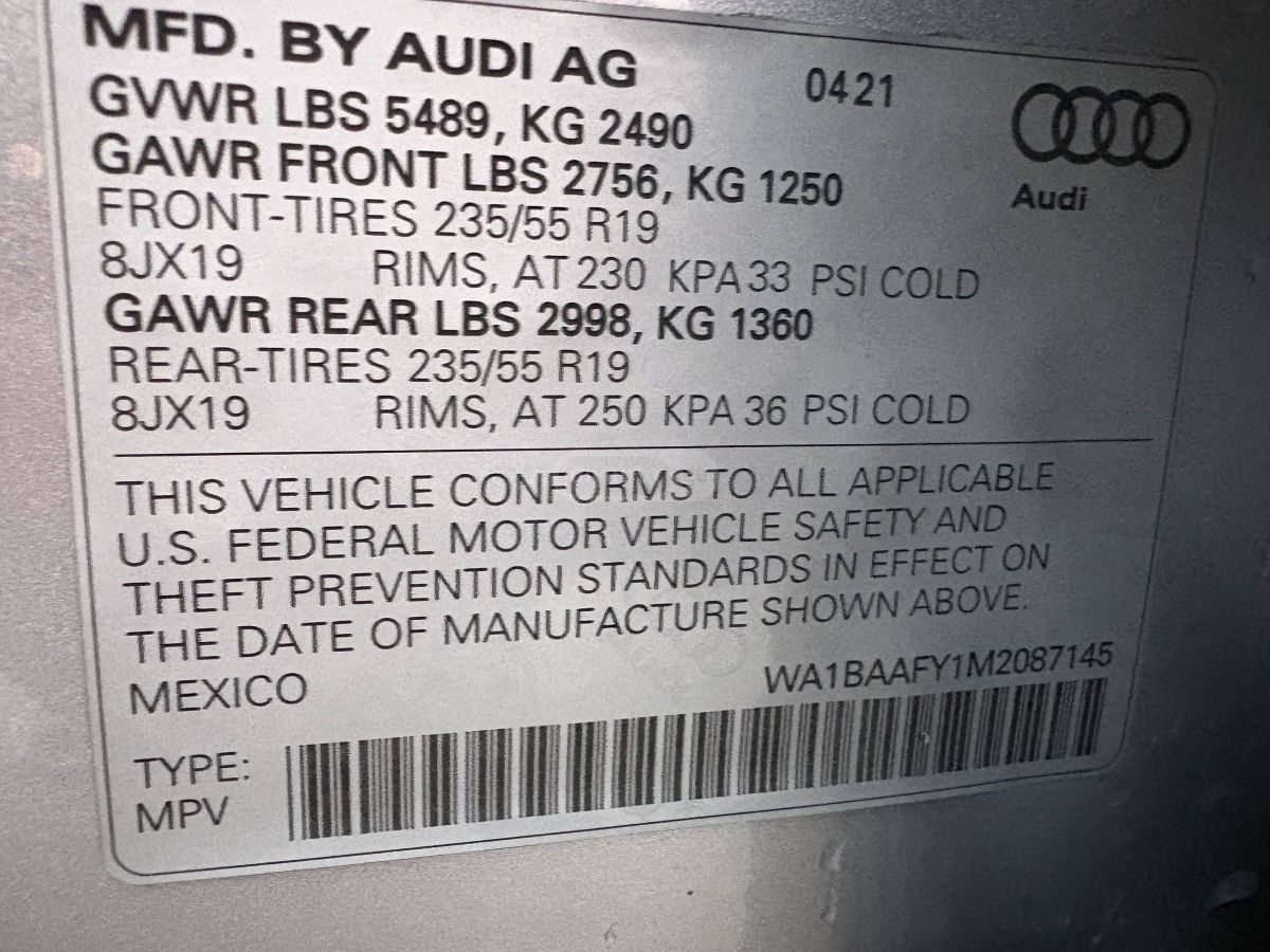 Audi 45 Premium 4dr All-Wheel Drive — миниатюра 15