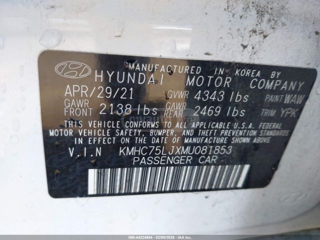 Hyundai Ioniq 2021 — миниатюра 5