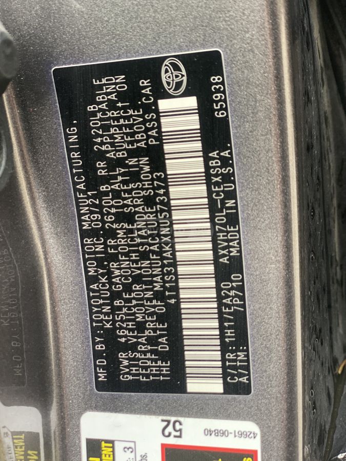 Toyota SE Nightshade 4dr Front-Wheel — миниатюра 10