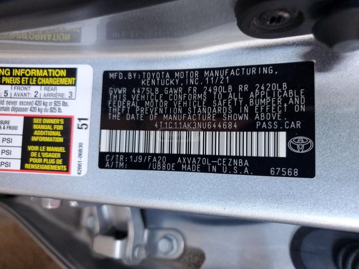 Toyota Camry - фото 11