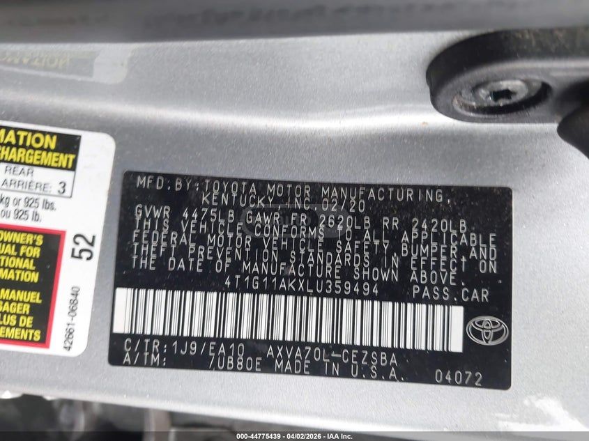 Toyota Camry - фото 9