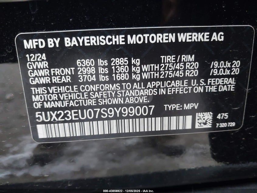 BMW X5 2025 — миниатюра 9