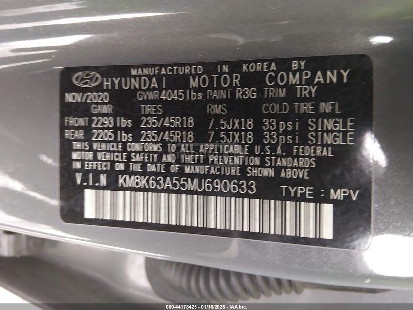 Hyundai NIGHT 4dr Front-Wheel Drive Au — миниатюра 8