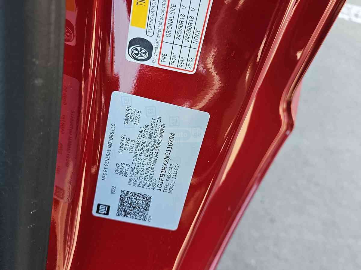 Chevrolet Camaro Chevrolet Camaro 2022 — миниатюра 10