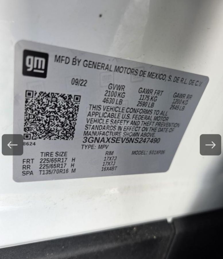 Chevrolet Equinox - фото 14