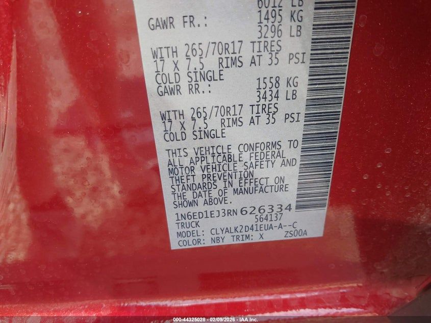 Nissan Frontier 2024 — миниатюра 9