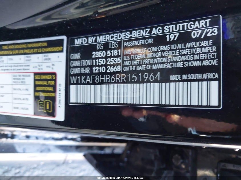 Mercedes-Benz C 43 AMG 2024 — миниатюра 9