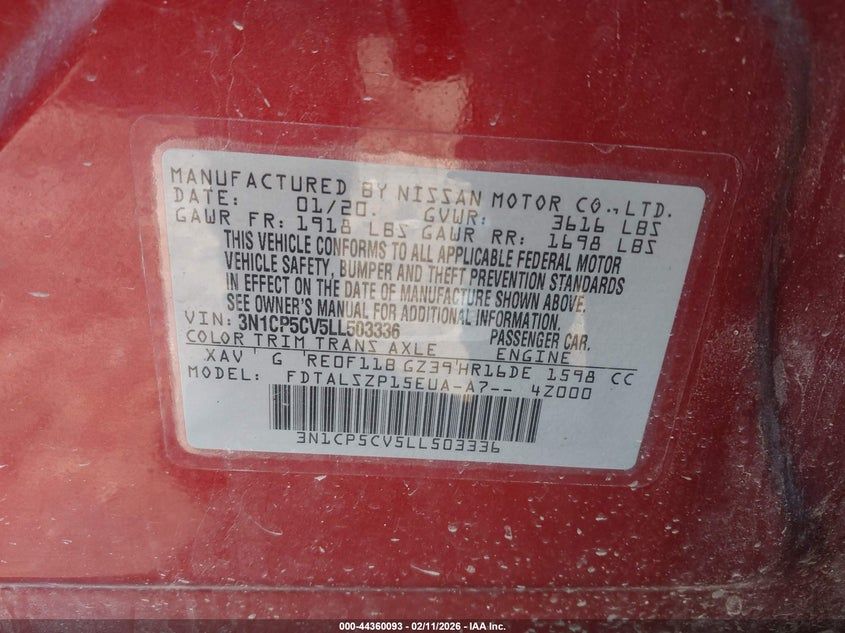 Nissan SV 4dr Front-Wheel Drive CVT — миниатюра 9