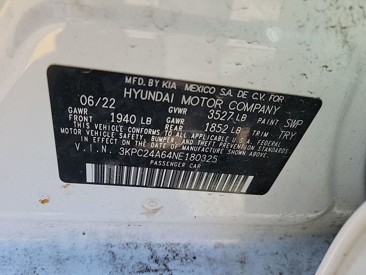 Hyundai SE 4dr Sedan CVT — миниатюра 9