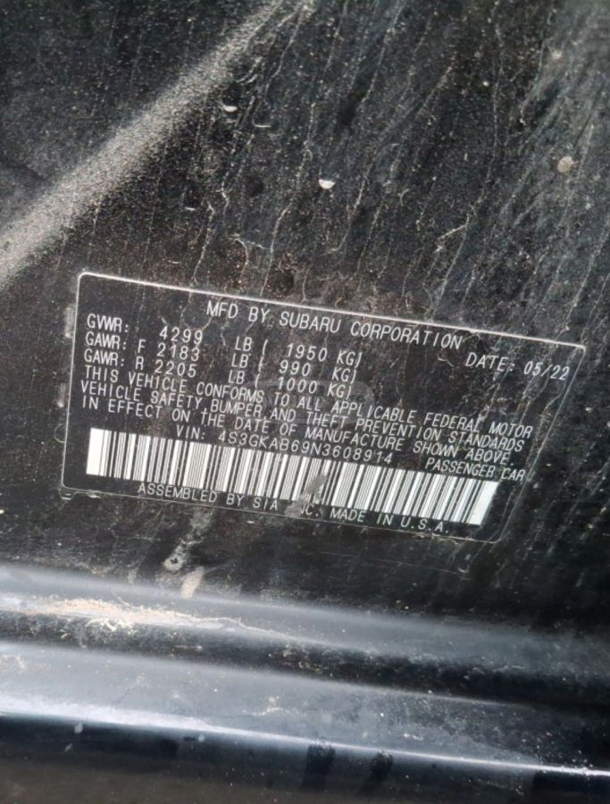 Subaru Base 4dr All-Wheel Drive Sedan — миниатюра 3