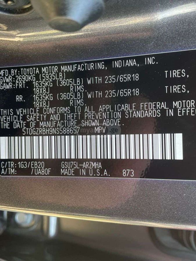 Toyota XLE 4dr All-Wheel Drive Automa — миниатюра 13