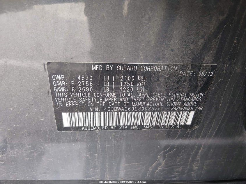 Subaru Legacy - фото 9