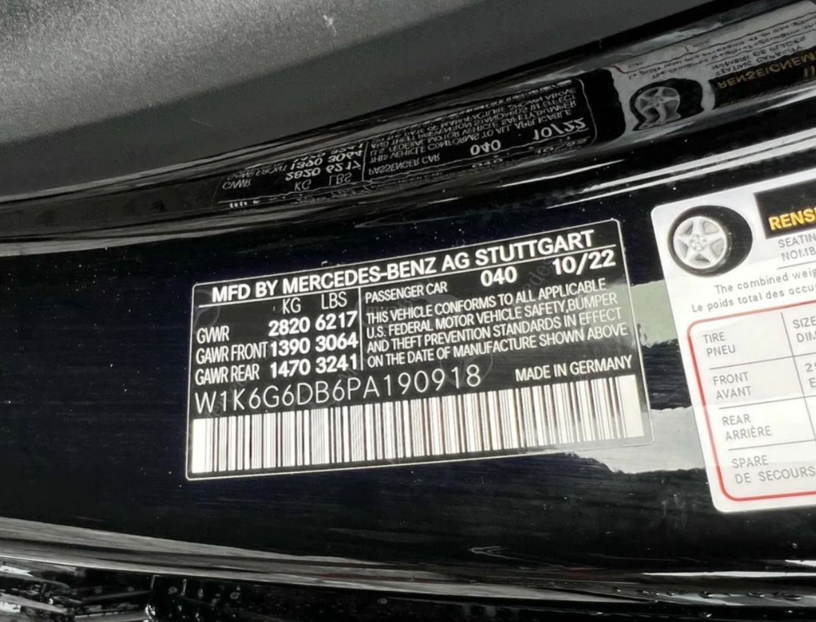 Mercedes-Benz S 500 Base S 500 4dr All-Wheel Drive 2023 — миниатюра 4