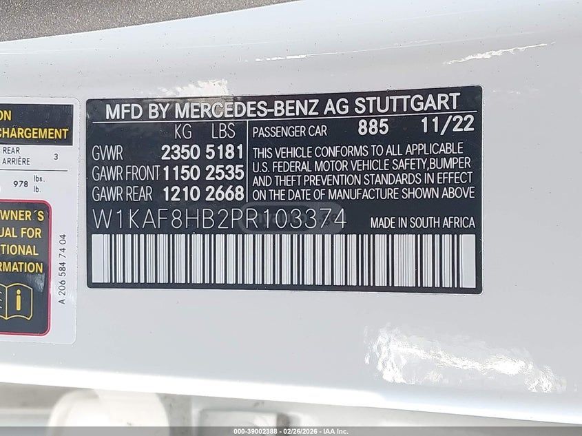 Mercedes-Benz C 43 AMG Base AMG C 43 4dr All-Wheel Dr 2023 — миниатюра 8