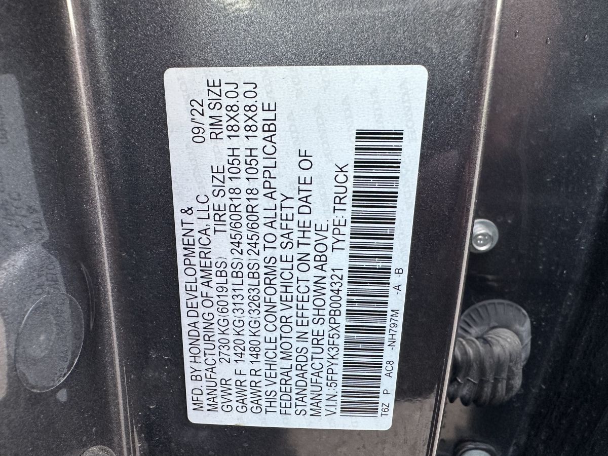 Honda Ridgeline 2022 — миниатюра 13