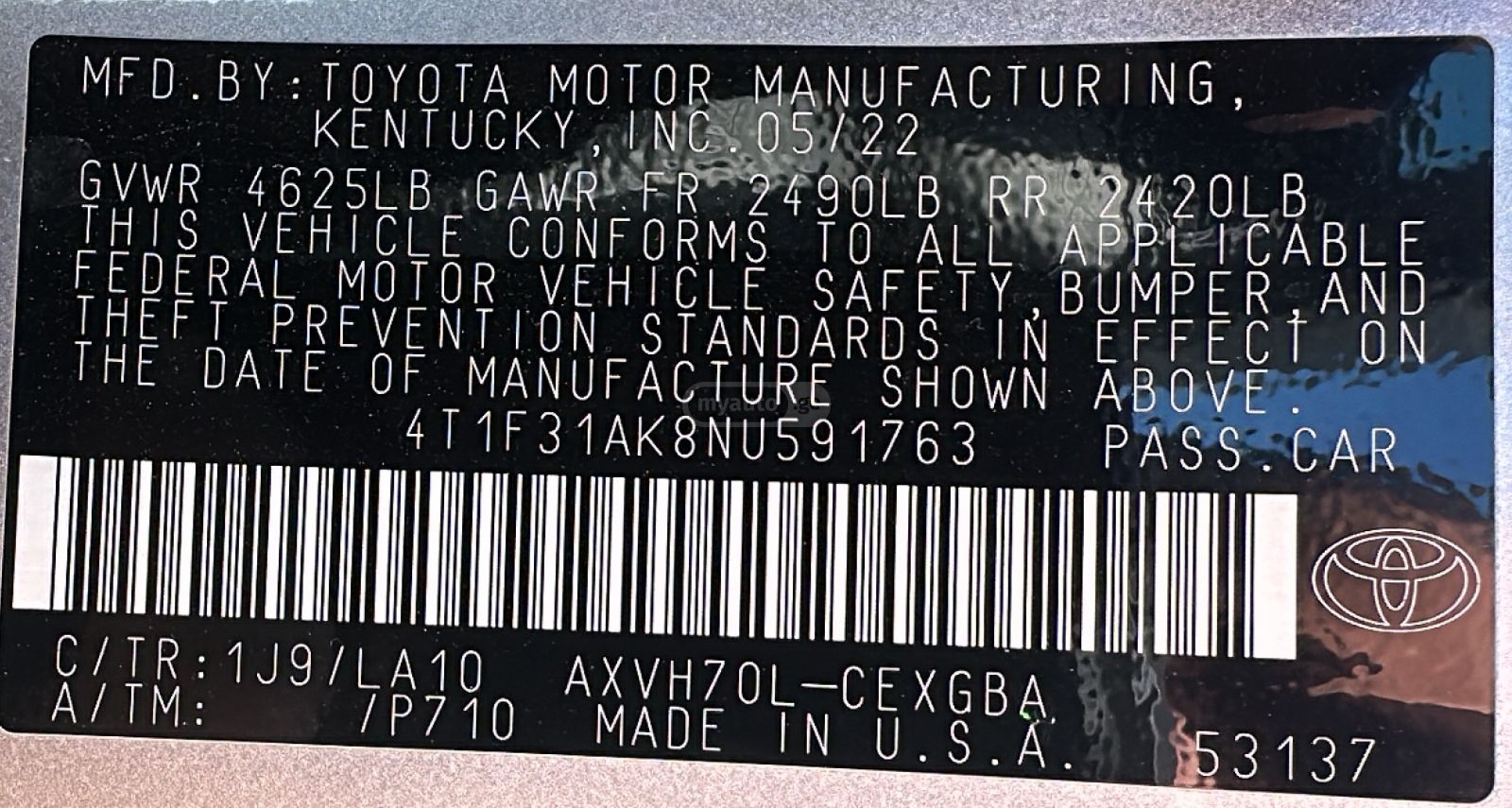 Toyota Camry - фото 11