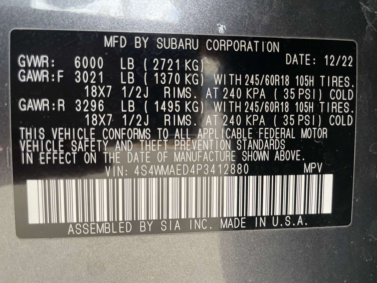 Subaru Premium All-Wheel Drive CVT — миниатюра 12