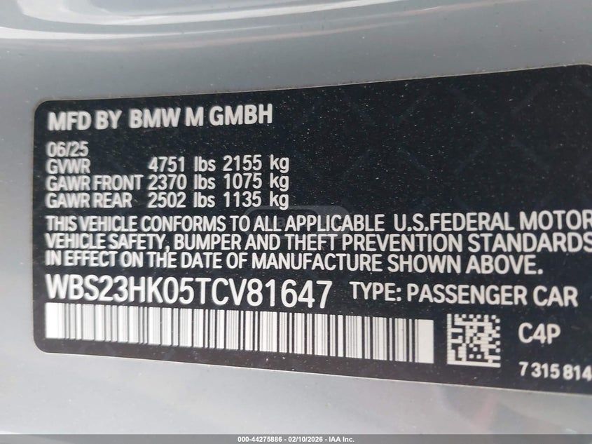 BMW M4 COMPETITION 2026 — миниатюра 8