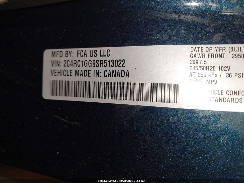 Chrysler Pacifica 2025 — миниатюра 8