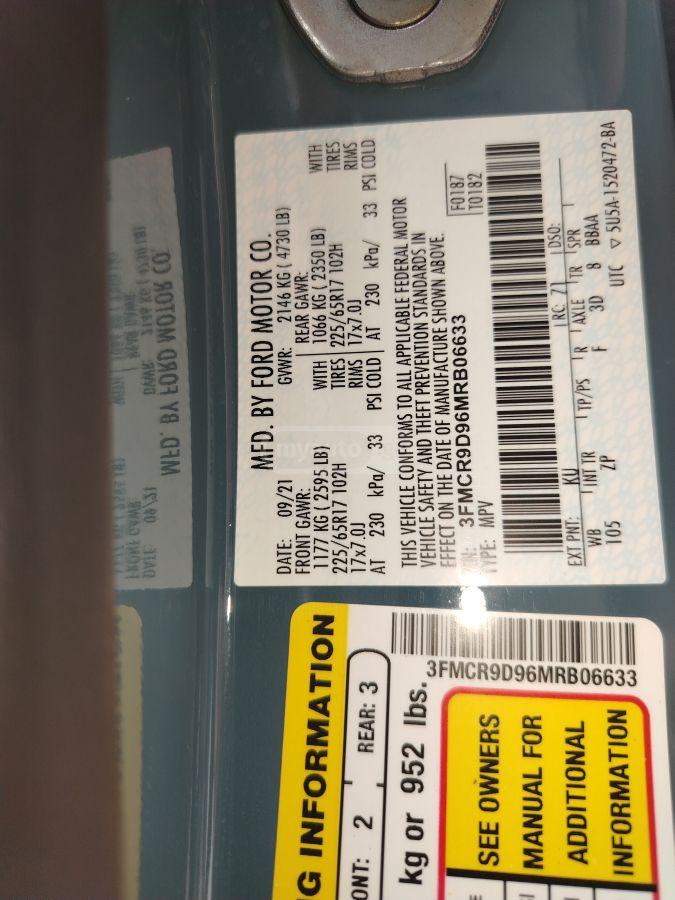 Ford Badlands 4dr 4x4 Automatic — миниатюра 3