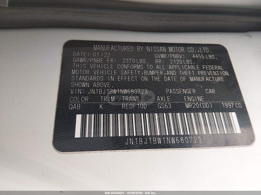 Nissan Rogue Sport 2022 — миниатюра 8