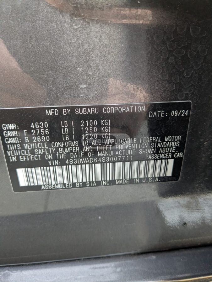 Subaru Legacy 2025 — миниатюра 3