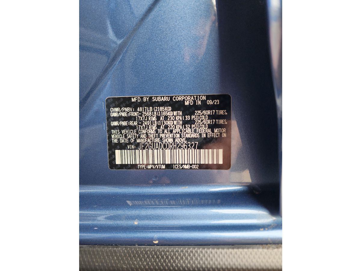 Subaru Base 4dr All-Wheel Drive CVT — миниатюра 15