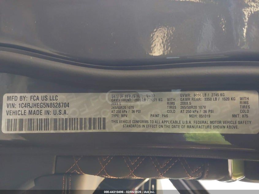 Jeep Summit 4dr 4x4 Automatic — миниатюра 9