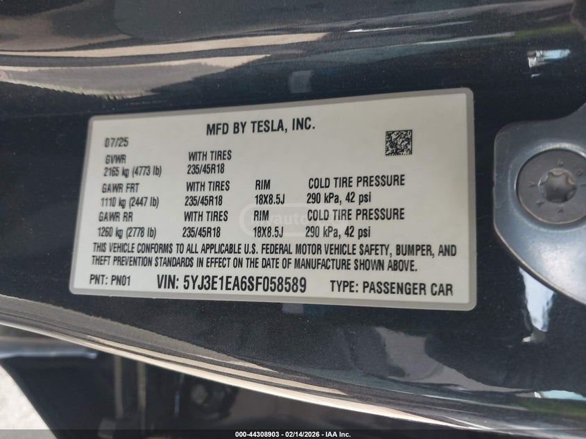 Tesla Model 3 2025 — миниатюра 9