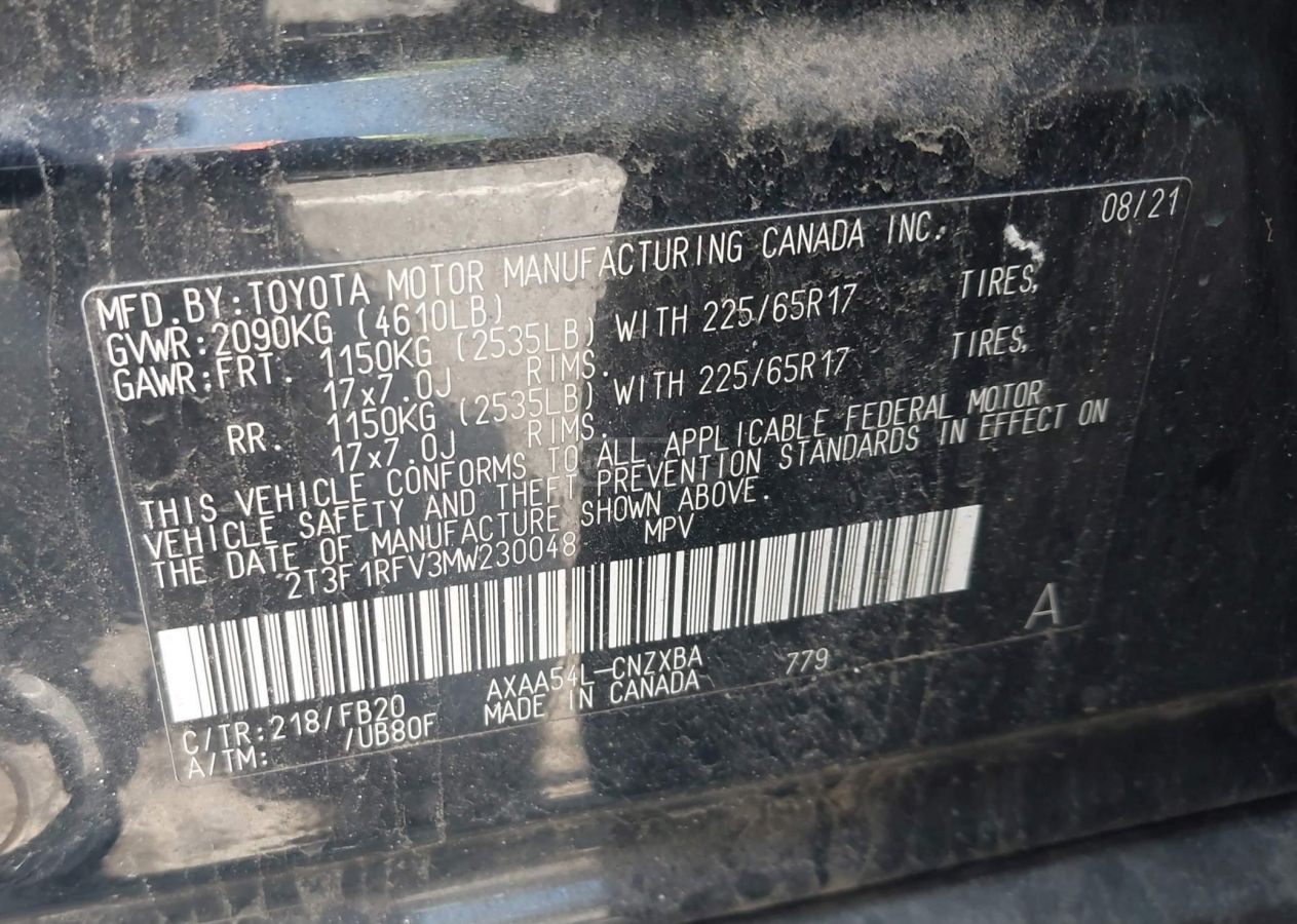 Toyota LE 4dr All-Wheel Drive Automat — миниатюра 12