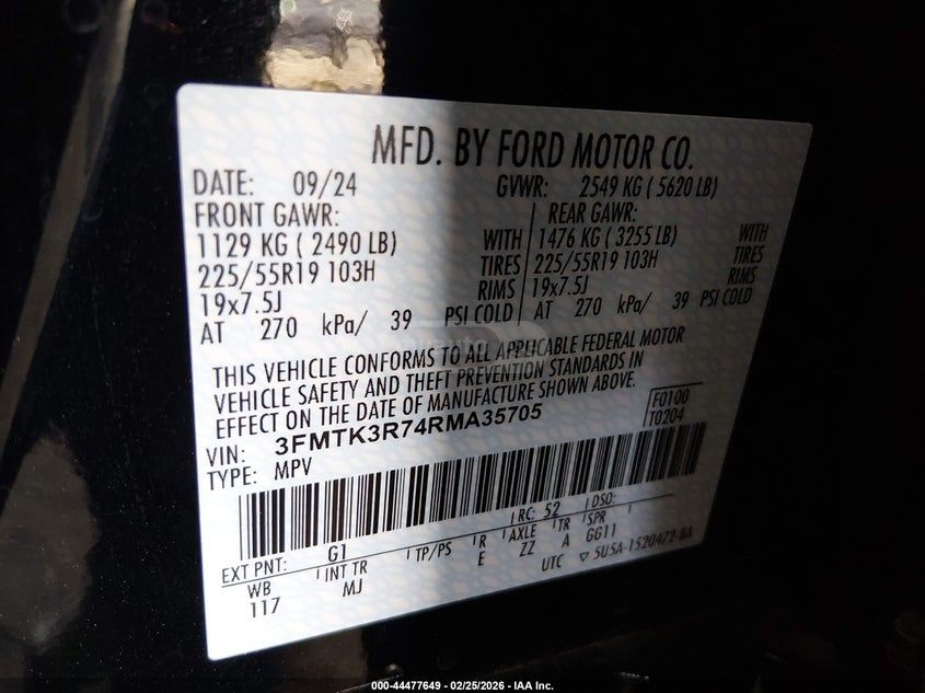 Ford Mustang Mach-E Premium 4dr 4x2 Automatic 2024 — миниатюра 9