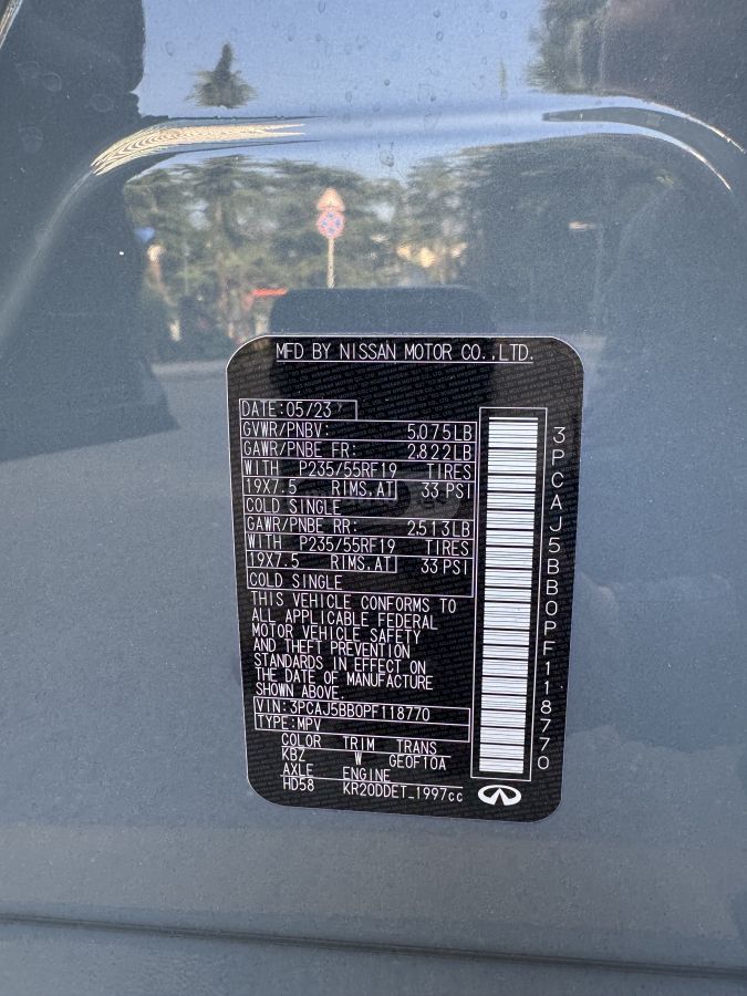 Infiniti QX 50 2023 — миниатюра 7