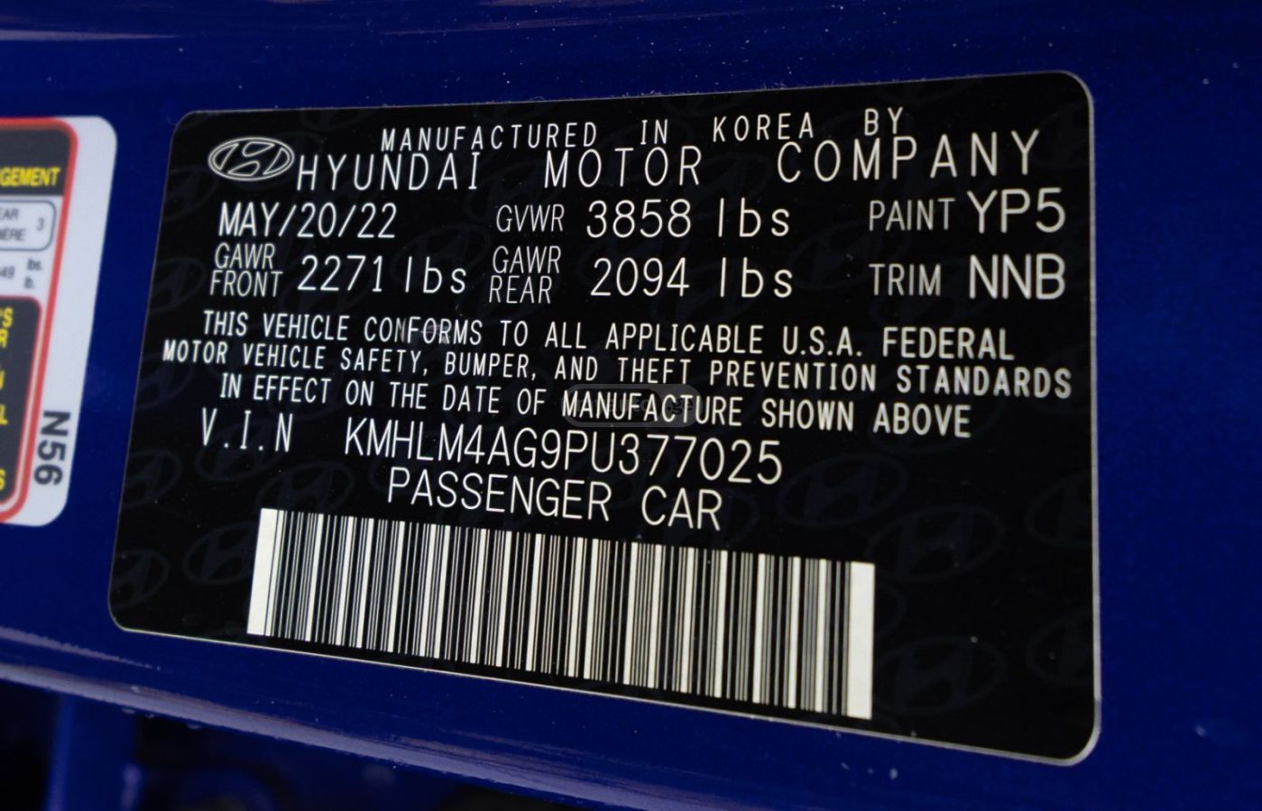 Hyundai SEL 4dr Sedan — миниатюра 11