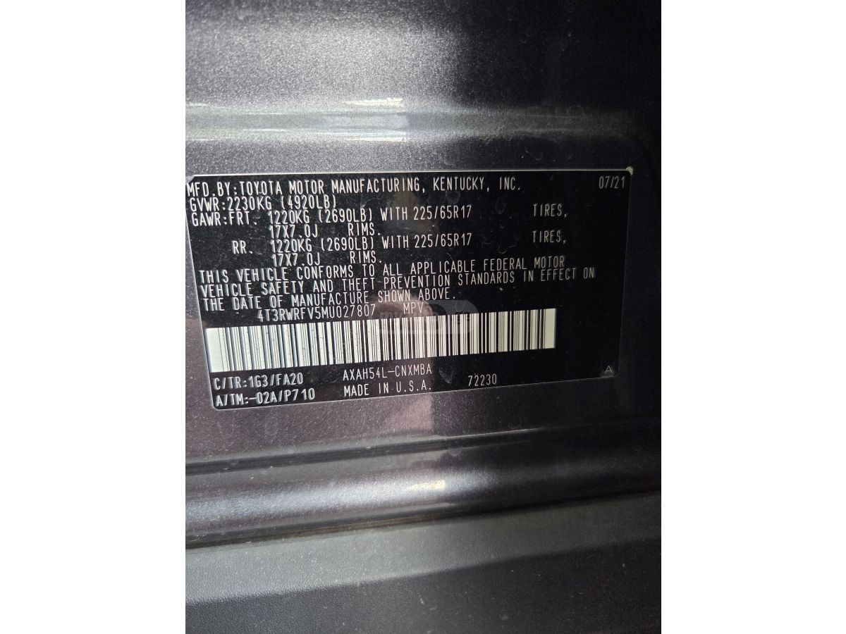 Toyota XLE 4dr All-Wheel Drive Automa — миниатюра 15