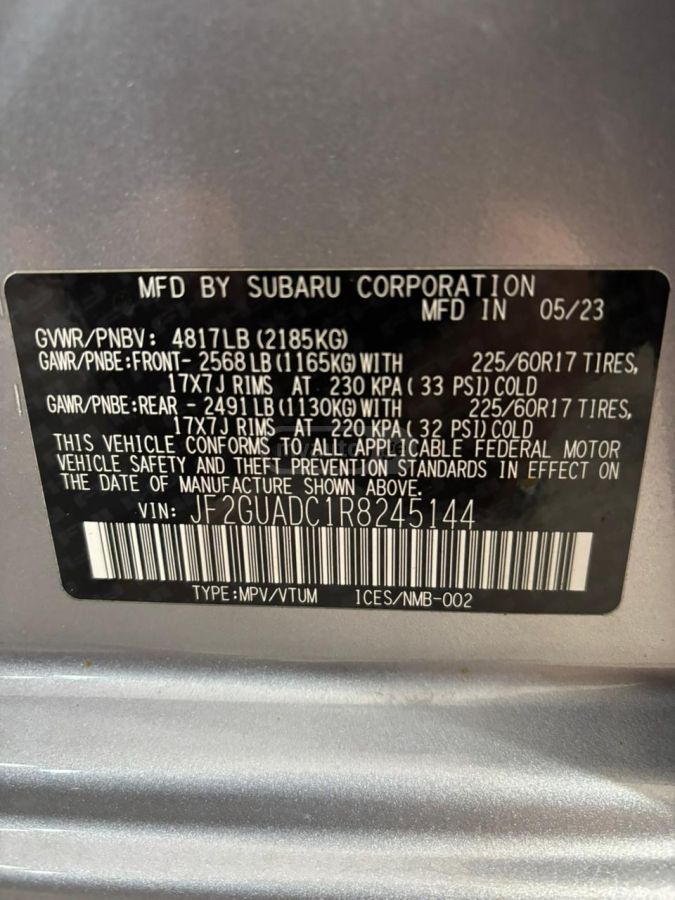 Subaru Crosstrek 2023 — миниатюра 8