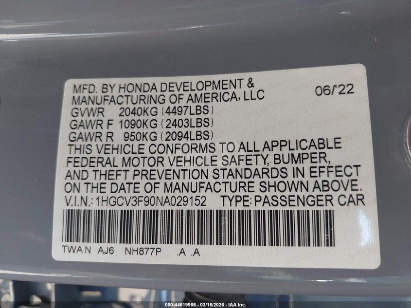 Honda Accord - фото 9