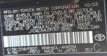 Toyota LE 5dr AWD-e Hatchback CVT — миниатюра 14