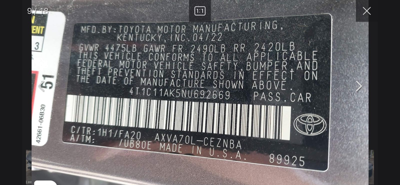 Toyota Camry - фото 7