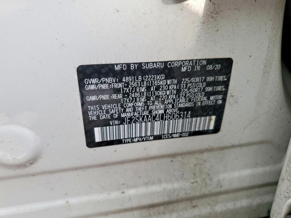 Subaru Base 4dr All-Wheel Drive CVT — миниатюра 7