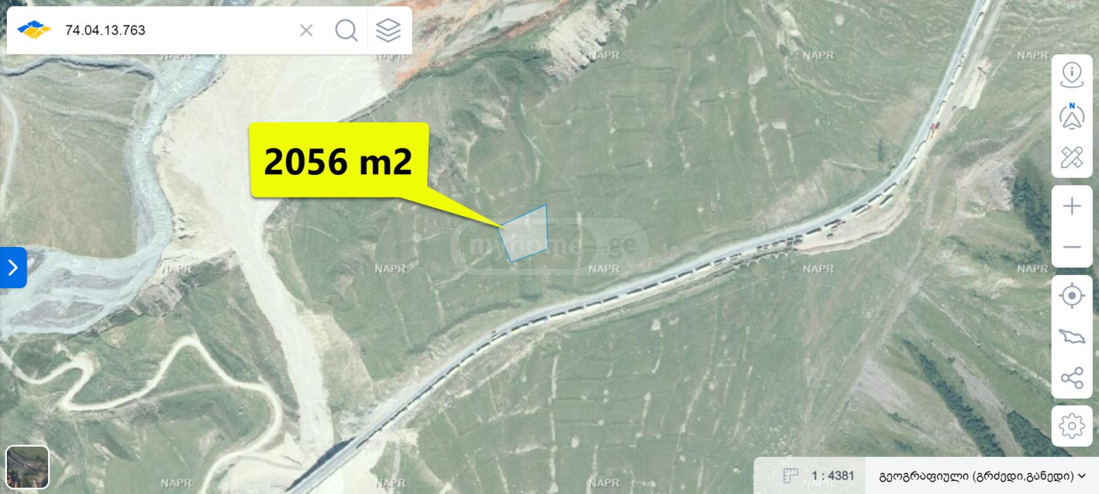 For Sale Sasoplo-Sameurneo Land Plot Gudaurshi, 1 of 1