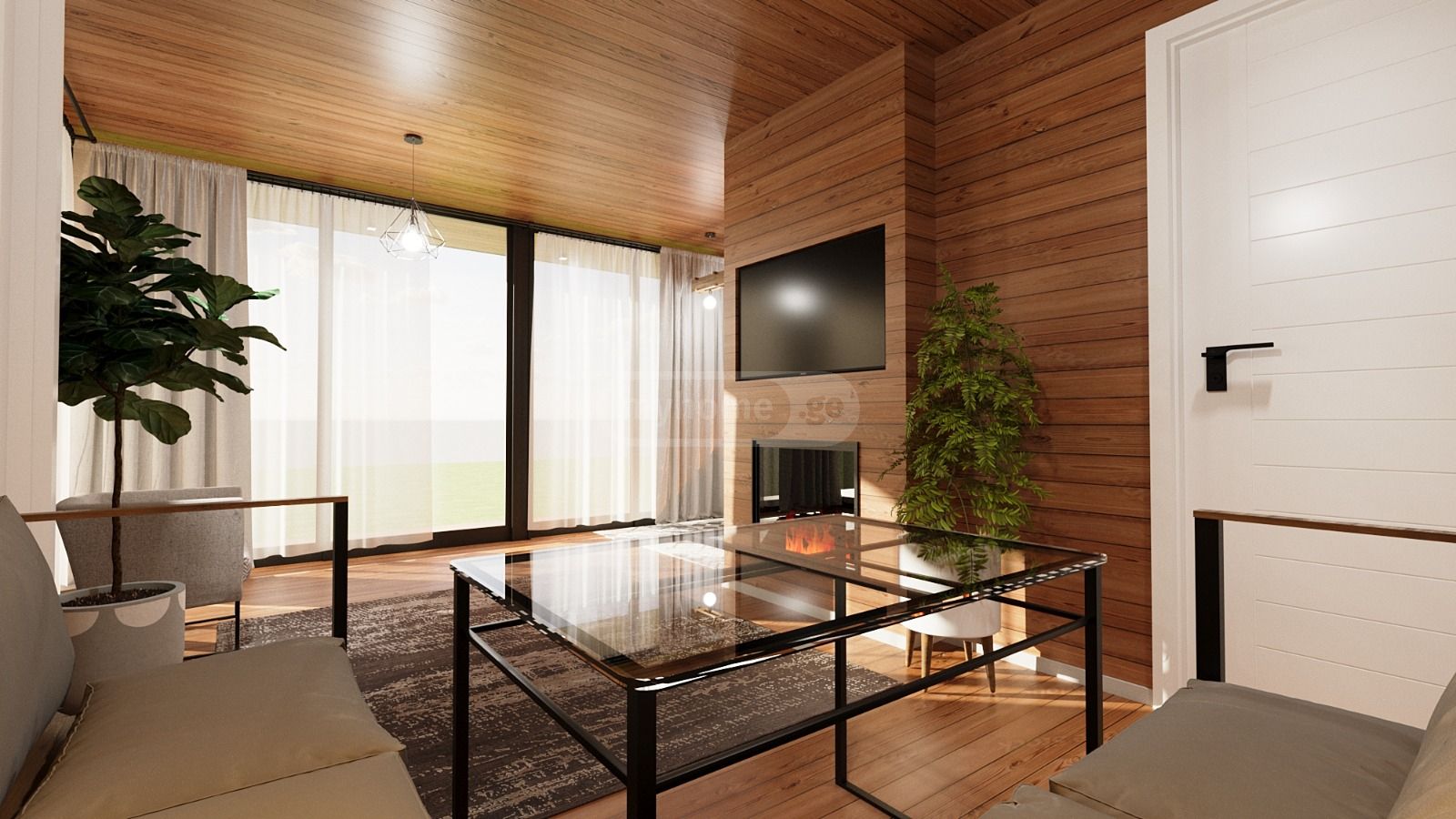 For Sale 3 Room Country House Kobuletshi view 2
