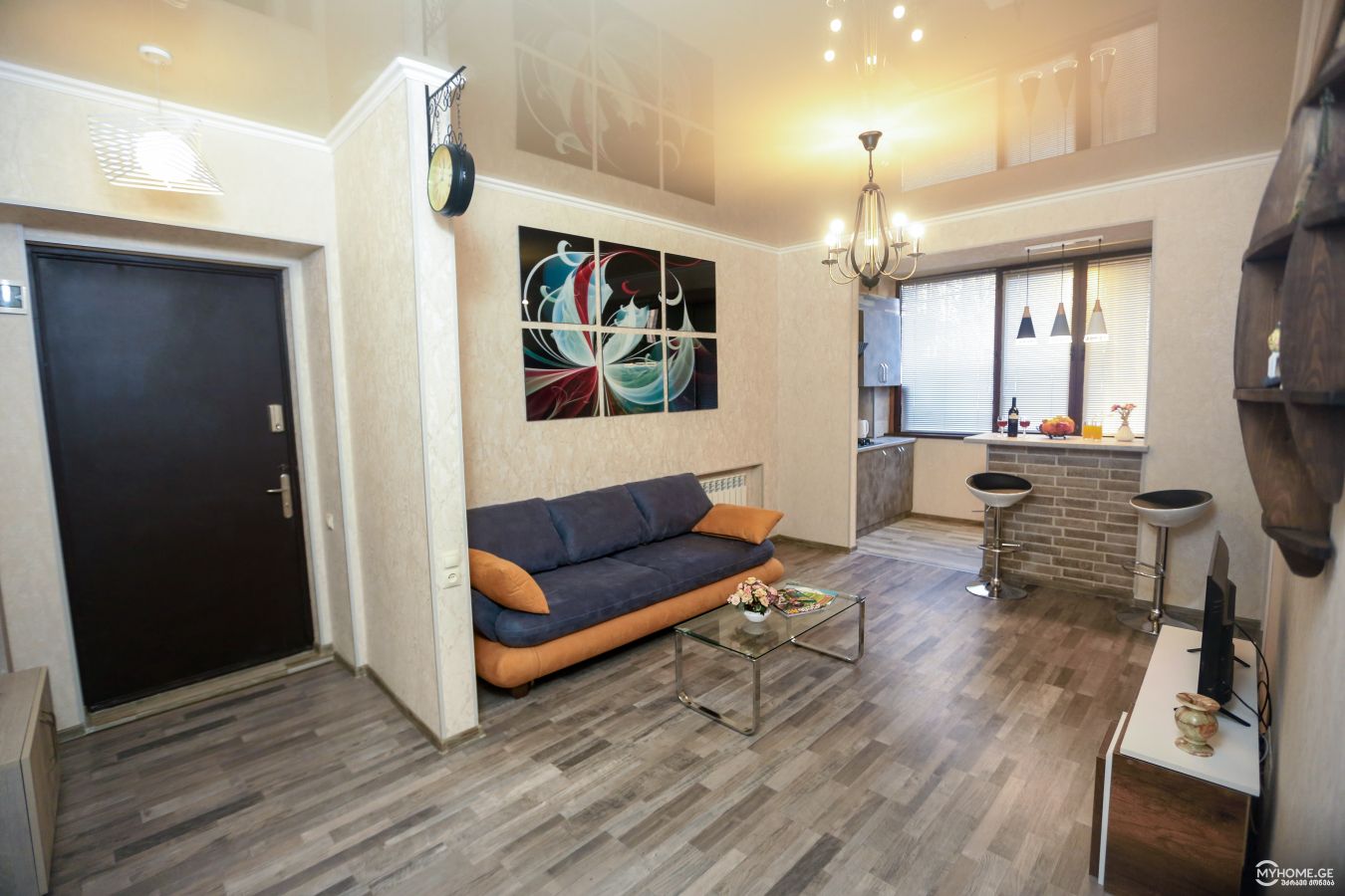 3 Room Apartment Daily Rent In Chugureti view 1