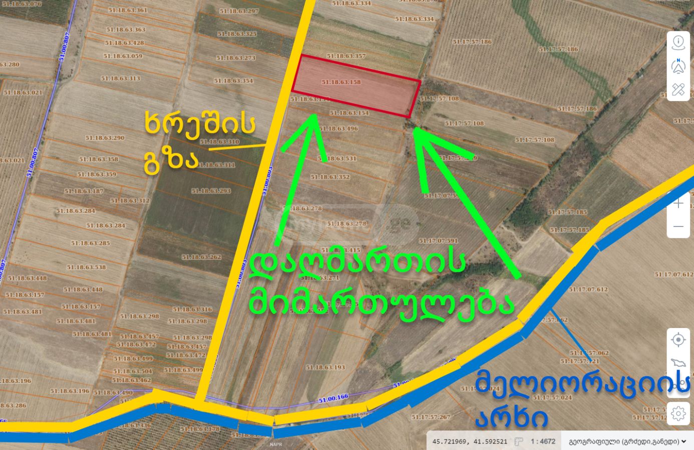იყიდება Agricultural Plot In Arashenda, In Gurjaani Municipalityში view 2